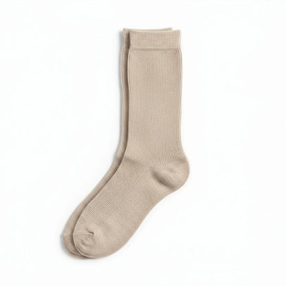 Ribbed Cotton Socks — Meirelle Maibulun